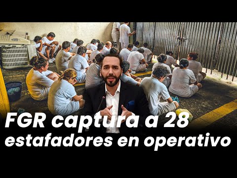 Fiscalía captura a 28 estafadores y extorsionadores en mega operativo nocturno