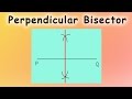 Constructing Perpendicular Bisectors