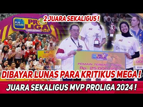 MENGEJUTKAN❗Megawati Bungkam Kritikus dengan Gelar MVP Proliga 2024?
