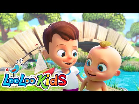 Row, Row, Row Your Boat 🚤  Nursery Rhyme & Kids Songs | Looloo Kids Tv