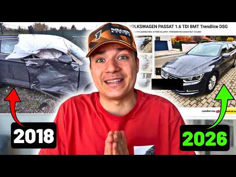 Törésmentesnek hirdették… de ez a Passat totálkáros volt 🤯 | Roncsvadászat #1