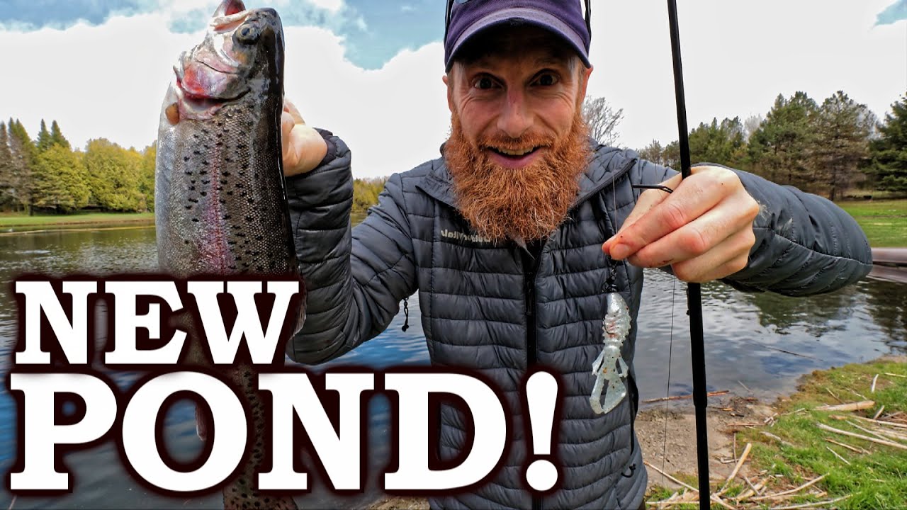 Stocking My NEW POND with TROPHY FISH! - We Got SKUNKS!