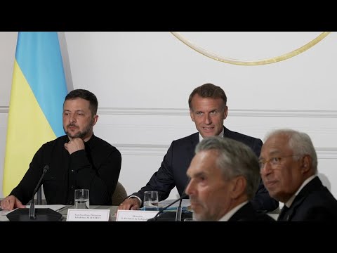 Macron and Zelensky open Ukraine defence talks in Paris | AFP
