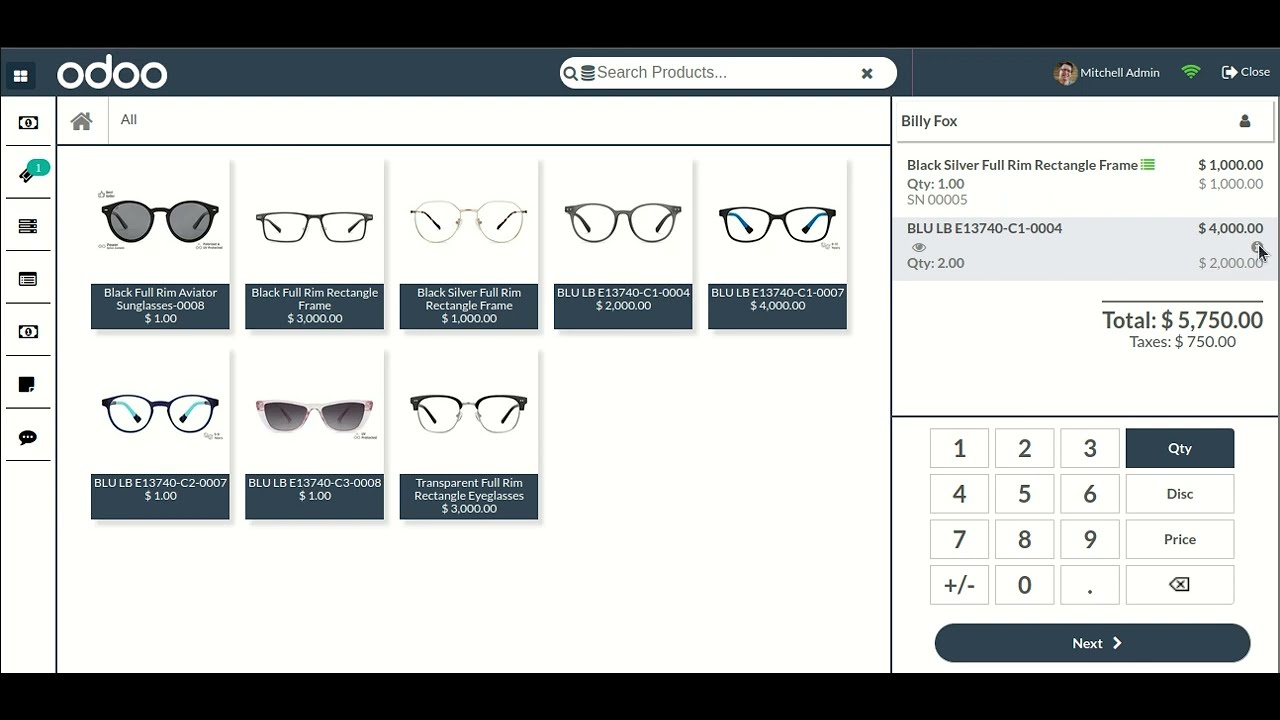 Manage Optical Store with Odoo ERP (V15) | 08.09.2022

Optical Software with ERP and POS system.