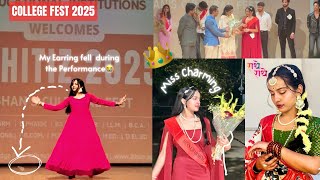 I ALMOST MESSED UP……. | College Fest Kshitiz 2025💥 Ramp Walk, Rap, Dance and more #dance #college