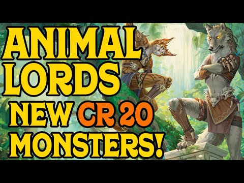 Animal Lords: Sneak Peak at the Bestial new Celestials in the 2025 Monster Manual