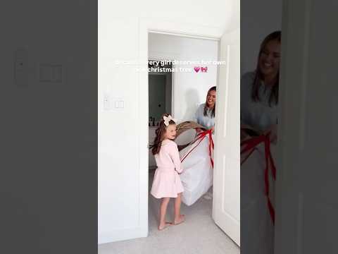 Let’s put up my daughters pink Christmas tree💕✨ #christmastree #pink #amazonfinds