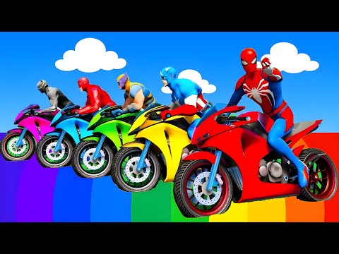 الرجل العنكبوت انقاذ باتمان Spider-Man Rescue batman vs iron man vs venom funny Game GTA 5 superhero