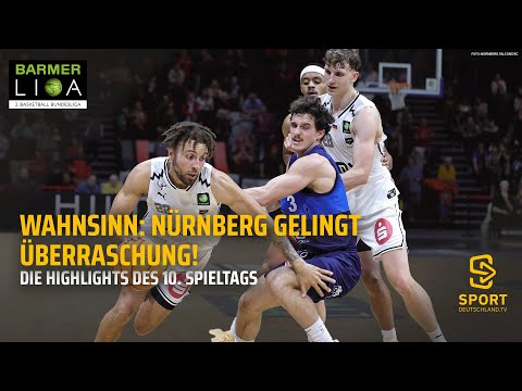 Alle Highlights des 10. Spieltags | BARMER 2. Basketball Bundesliga | SDTV Basketball