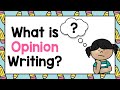 Exploring the Basics of Opinion Writing