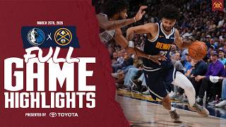 Denver Nuggets BEAT the Dallas Mavericks | Toyota Game Recap 📺