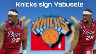 Knicks sign Guerschon Yabusele!