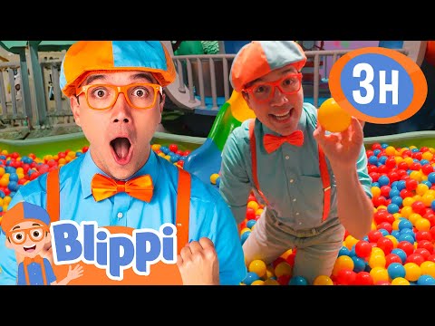 Blippi Plays In His MEGA BALLPIT + More |  Blippi and Meekah Best Friend Adventures