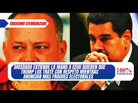 Diosdado le da la mano a EEUU si los tratan con respeto mientras se preparan más fraudes electorales