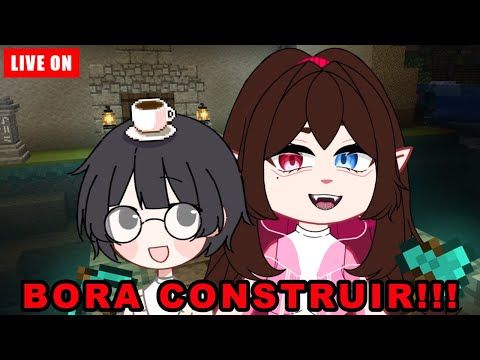 [ MINECRAFT ] VAMOS CONTRUIR COISAS NA CAVERNA! Ft. @eucoffi