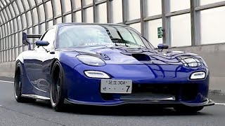 都内タクシー運転手の愛車は1000万円かけたマツダRX-7。500馬力LINK制御、HKS GTIII-4Rタービン、OS技研フルクロスミッション他