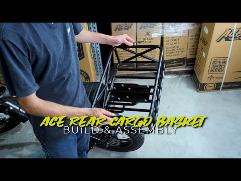 ACE Rear Cargo Basket For ACE Models - Ampd Bros