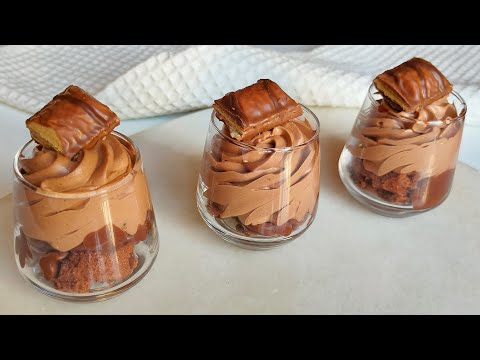 تحلية موس الشوكولا الفخمة | dessert mousse au chocolat