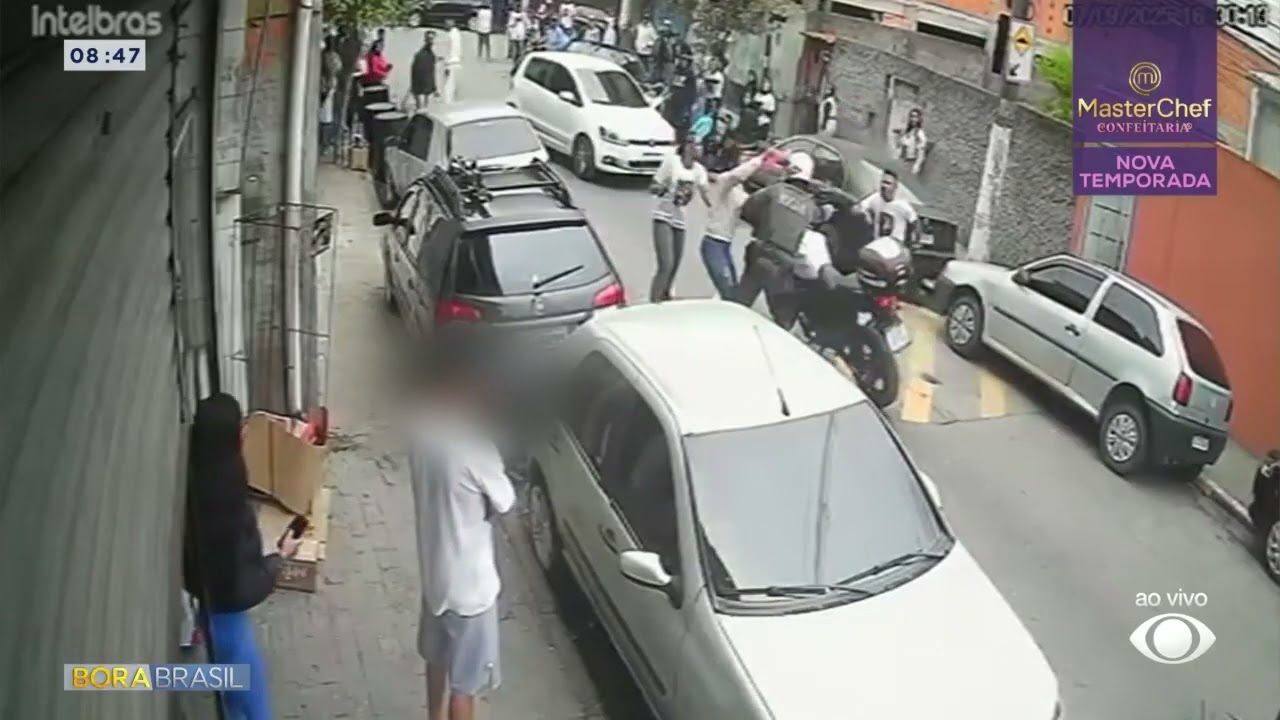 PM é agredido durante abordagem em São Paulo | Bora Brasil