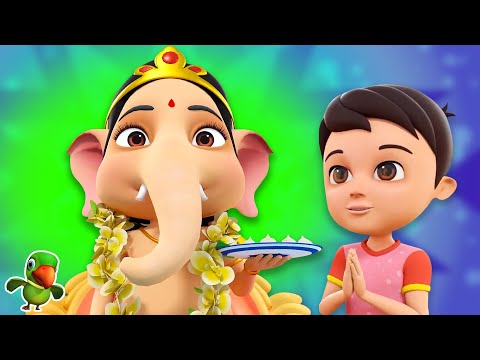 Ganpati Bappa Morya Song, गणपति बप्पा मोरया, Kids Poems and Hindi Bal Kavita by Tamasha TV