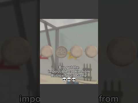 Bro ain't surviving from that impossible cookie 😭 #robloxsquidgame #squidgame2  #squidgameseason2
