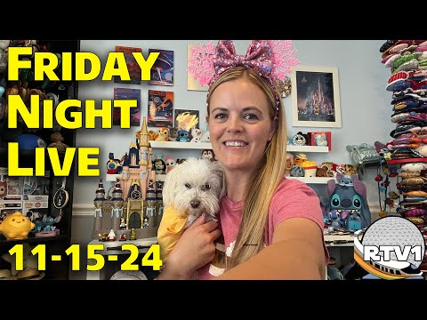 Friday Night Live Stream Announcement - Different Start Time - 11-15-24 - Walt Disney World