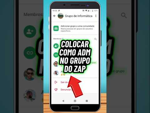 Como TORNAR ADMINISTRADOR de GRUPO no WhatsApp #whatsapp #administradorwhatsapp #adminwhatsapp #como