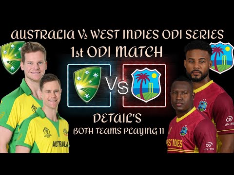 ICC ODI SERIES 2024 MATCH NO - 01 | AUSTRALIA VS WEST INDIES | | WI VS AUS | | AUS VS WI |