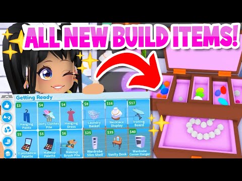 INSANELY HUGE UPDATE FOR BUILDERS! ALL NEW FURNITURE & UI in Adopt Me! (roblox)