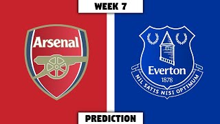 ARSENAL v EVERTON - Prediction Highlights (Week 7)