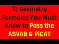 Geometry Formulas and Concepts Review