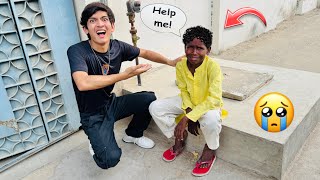 I Found 😨 The Black Child By The Road 🛣️