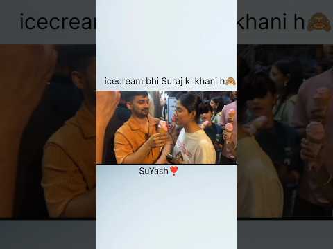 Icecream with her❣️ #suyash_vlogs #suyash #shorts