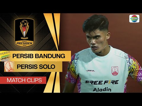 Persib Bandung vs Persis Solo - Match Clips | Piala Presiden 2024