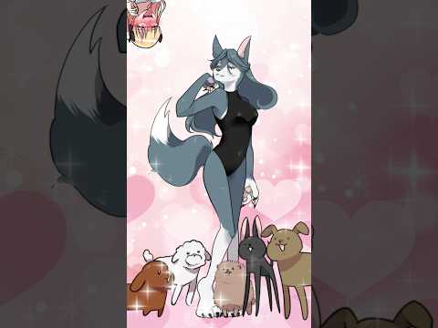 【ケモナー集まれ】狼人間の女の子を育てる2択で育成スマホゲーム【クソゲー動画】 #shorts