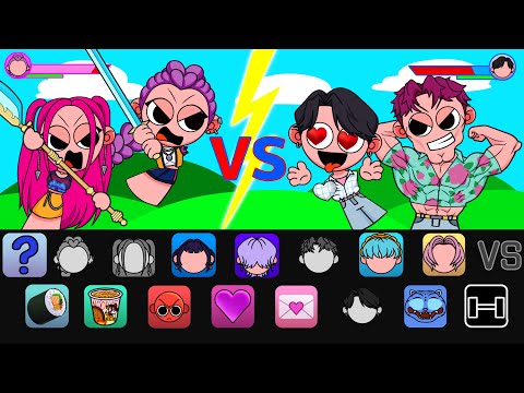 Kpop Sprunki Mod Battles - RUMI VS JINU / KPOP DEMON HUNTERS version 3