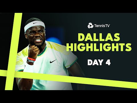 Tiafoe Faces Michelsen; Koepfer & Hijikata Clash | Dallas 2024 Highlights Day 4