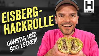 Eisberg-Hackrolle mit Käsecreme