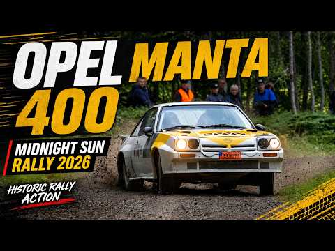 Midnattssolsrallyt 2026 | Opel Manta 400
