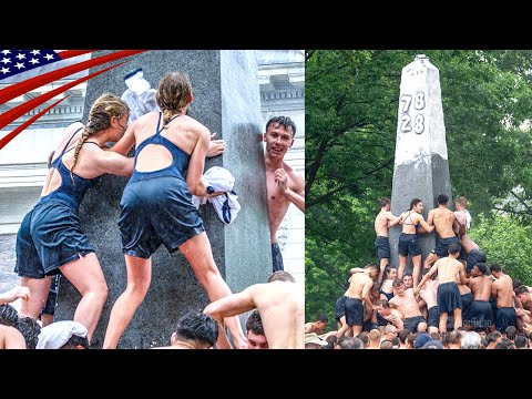 Grease and Glory – Herndon Monument Climb 2025 at the U.S. Naval Academy