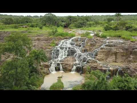 Comoe River Cascades at Banfora (4K)