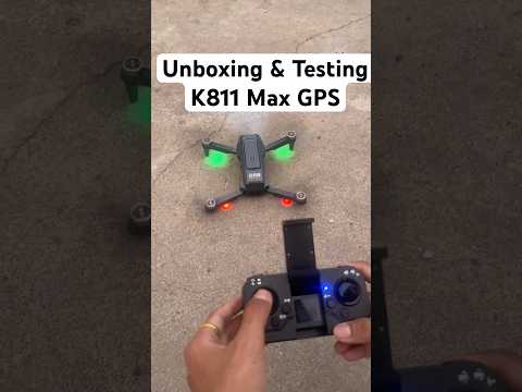 Unboxing & Testing Outdoor Mode a Drone K811 Max GPS  #gpsdrone #drone