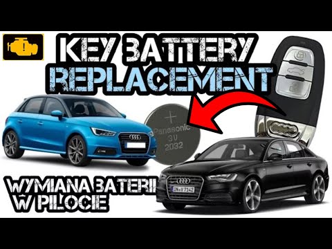 Audi Key Fob remote Battery replacament 2008 – 2016 - wymiana baterii w pilocie Audi