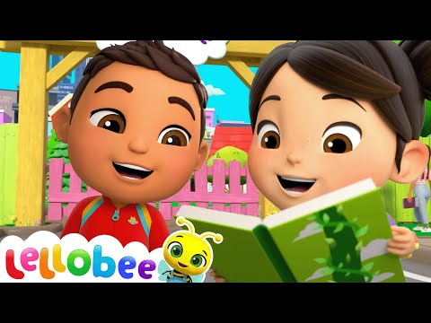 Do you want to read together? | 🍯 Lellobee Kids Songs & Cartoons! Sing and Dance