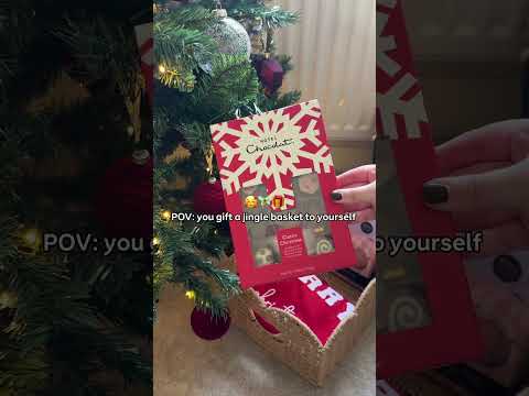 very.co.uk & Very Voucher Code video: Creating a Jingle Basket santa 🧑‍🎄 #santa #jinglebasket #christmas #christmasbasket #christmaseve