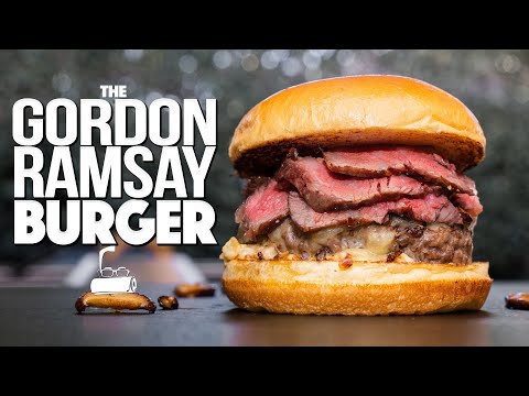 THE GORDON RAMSEY RESTAURANT BURGER AT HOME | SAM THE COOKING GUY