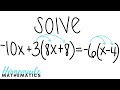 Understanding Multi-Step Equations