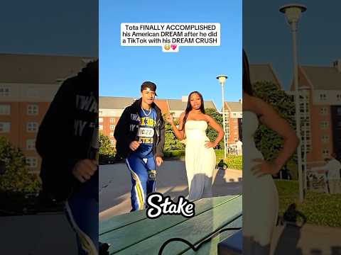 Tota FINALLY ACCOMPLISHED his American DREAM after he did a TikTok with his DREAM CRUSH 😳💖 #tota