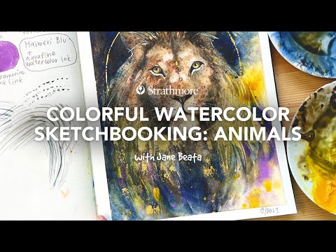 Colorful Watercolor Sketchbooking with Jane Beata | Animals