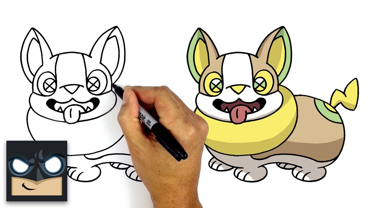 How To Draw Yamper - Pokemon Sword and Shield